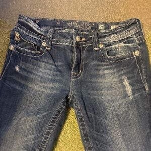 Miss Me Women's Straight Leg Blue Jeans